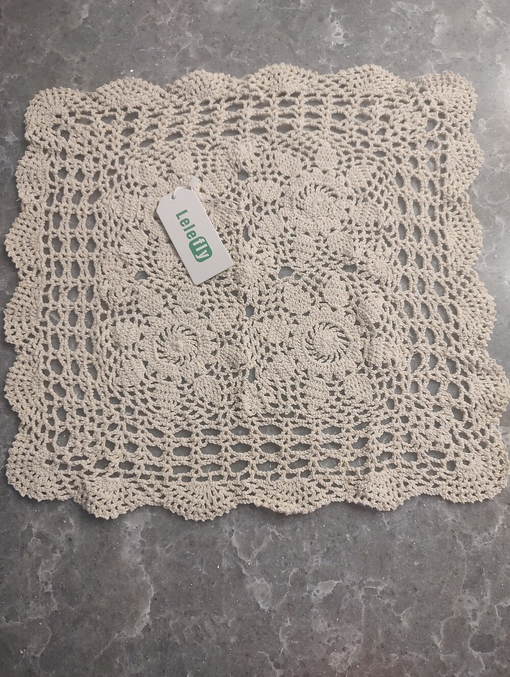 LeleFly Doily 16 X 16 New with tags